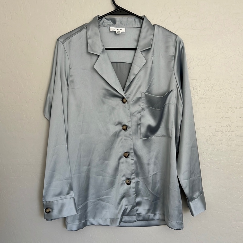 Top shop satin blouse